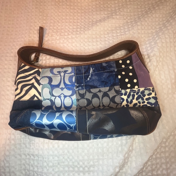 Coach Patchwork Denim Hobo Bag | Y2K Limited Edition | With Dust Bag - Picture 2 of 5